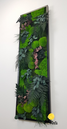 Tablou Island vertical – licheni, mușchi, plante naturale stabilizate [4]