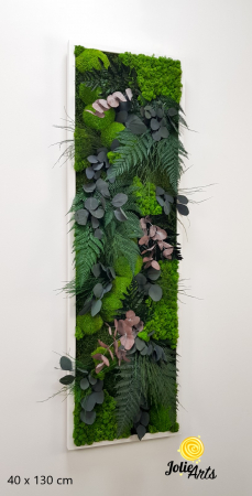 Tablou Island vertical – licheni, mușchi, plante naturale stabilizate [2]
