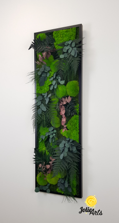 Tablou Island vertical – licheni, mușchi, plante naturale stabilizate [1]