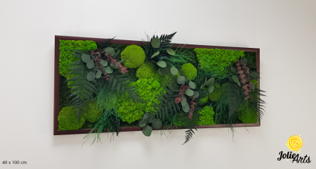 Tablouri cu licheni, muschi si plante naturale stabilizate - Tablou Island licheni mușchi plante stabilizate