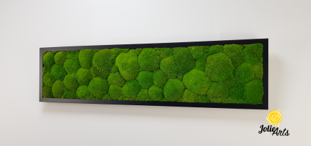 Tablou cu mușchi bombati verde deschis naturali stabilizați, efect 3D, handmade [2]