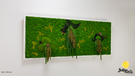 Model Trio Verde, Tablou Licheni, Muschi si Plante Naturale Stabilizate [1]