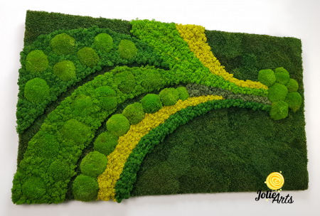 Tablou Universe licheni naturali stabilizați Jolie Arts [5]