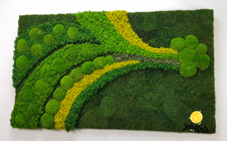 Tablou Universe licheni naturali stabilizați Jolie Arts [4]