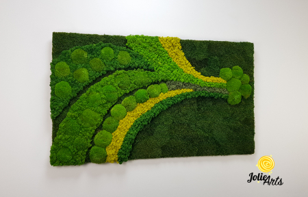 Tablou Universe licheni naturali stabilizați Jolie Arts [1]