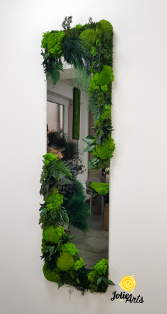 Oglinda Decorata cu Licheni, Muschi si Plante Naturale Stabilizate [5]