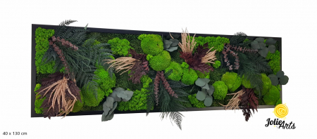 Tablou Pink Island – licheni, mușchi și plante stabilizate – Jolie Arts [1]