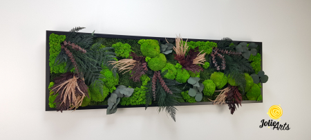 Tablou Pink Island – licheni, mușchi și plante stabilizate – Jolie Arts [4]