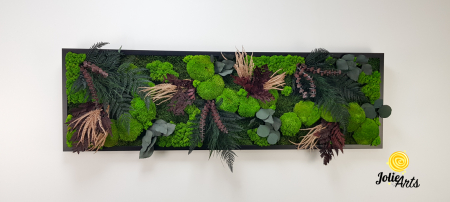 Tablou Pink Island – licheni, mușchi și plante stabilizate – Jolie Arts [3]