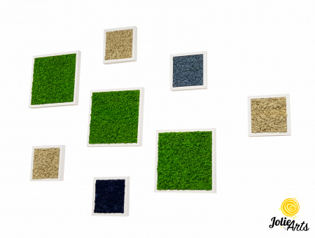 Toate Produsele - Set 8 tablouri decorate cu licheni naturali stabilizati