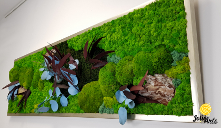 Tablou licheni, plante stabilizate si muschi naturali, Model Ilona [4]