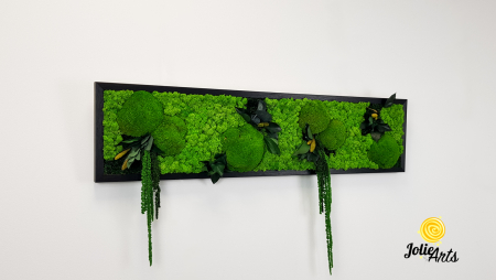 Model Green Amaranthus – Tablou cu licheni, mușchi și plante stabilizate [4]