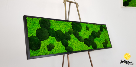 tablou licheni si muschi stabilizati verde inchis Jolie Arts [8]