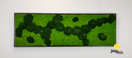 tablou licheni si muschi stabilizati verde inchis Jolie Arts [2]