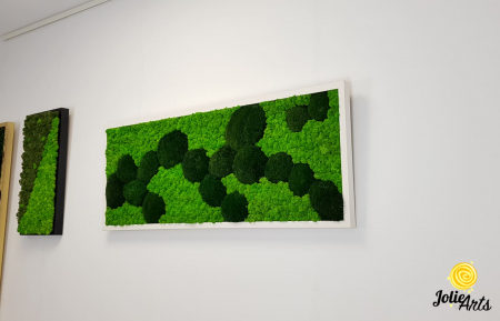 tablou licheni si muschi stabilizati verde inchis Jolie Arts [1]