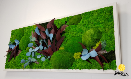 Tablou licheni, muschi si plante naturale stabilizate Jolie Arts, model Ilona [4]