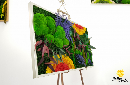 tablou curcubeu licheni muschi plante stabilizate orizontal Jolie Arts [3]