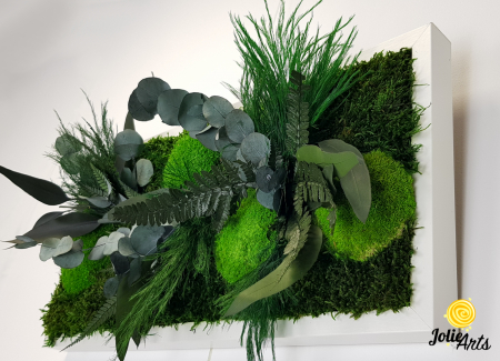 Tablou Green Day Jolie Arts cu licheni, mușchi și plante naturale stabilizate [4]