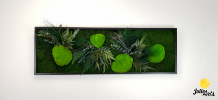 Tablou Green Day Jolie Arts cu licheni, mușchi și plante naturale stabilizate [3]