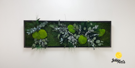Tablou Green Day Jolie Arts cu licheni, mușchi și plante naturale stabilizate [2]