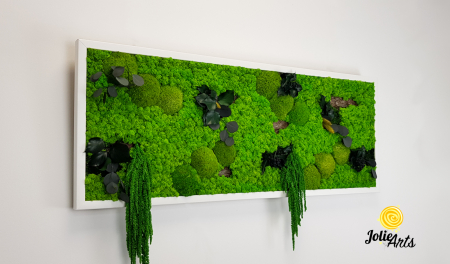 Tablou Green Amaranthus cu licheni și plante naturale stabilizate [5]
