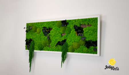 Tablou Green Amaranthus cu licheni și plante naturale stabilizate [3]