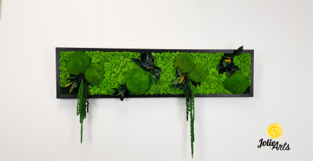 Tablou Green Amaranthus cu licheni și plante naturale stabilizate [3]