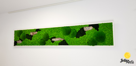 Tablou Scoarță Clasică cu Mușchi Bombați și Licheni Naturali Stabilizați [1]