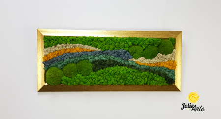 Tablou White Pacific Design Elegant cu Ramă Aurie [2]