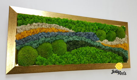 Tablou White Pacific Design Elegant cu Ramă Aurie [5]