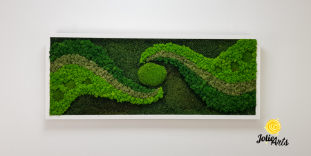 Tablou Primăvara licheni naturali stabilizați Jolie Arts [4]