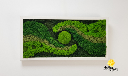 Tablou Primăvara licheni naturali stabilizați Jolie Arts [2]