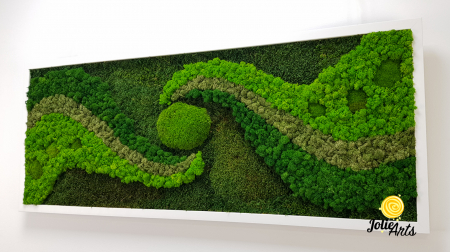 Tablou Primăvara licheni naturali stabilizați Jolie Arts [1]