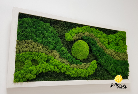 Tablou Primăvara licheni naturali stabilizați Jolie Arts [4]