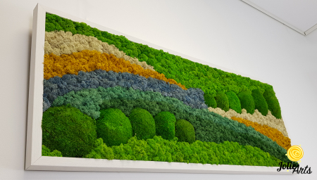 Tablou White Pacific cu licheni și mușchi naturali stabilizați [4]