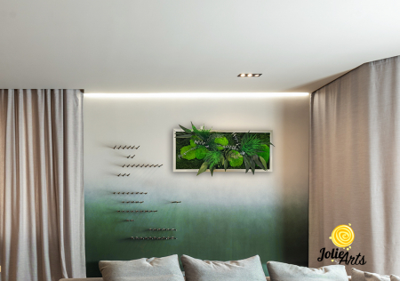 Tablouri cu licheni, muschi si plante naturale stabilizate - Tablou Mușchi și Plante Naturale Stabilizate Green Day