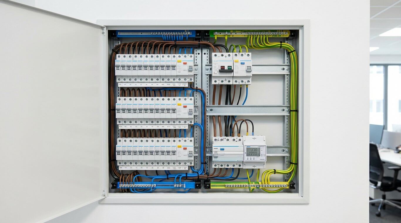 Componente tablou electric: ghid complet pentru echipare cu sigurante automate, intrerupator automat si contor electric