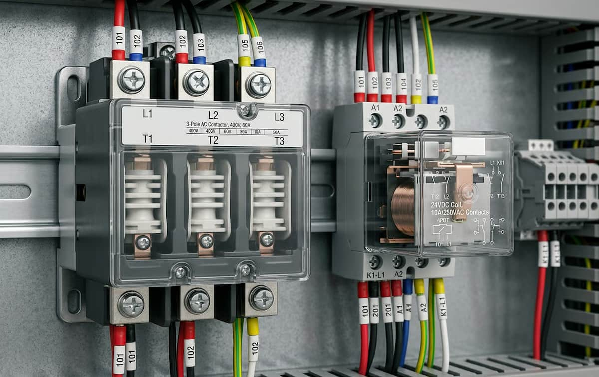 Diferenta dintre contactoare electrice si releu: cum se face alegerea solutiei electrice potrivite