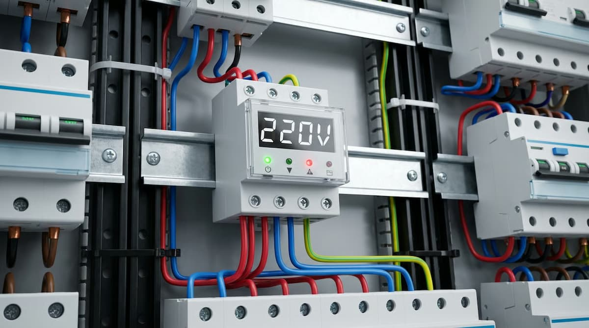 Montarea releului stabilizator de protectie la fluctuatii de tensiune in tabloul electric: ghid complet pentru instalatii electrice sigure la supratensiune