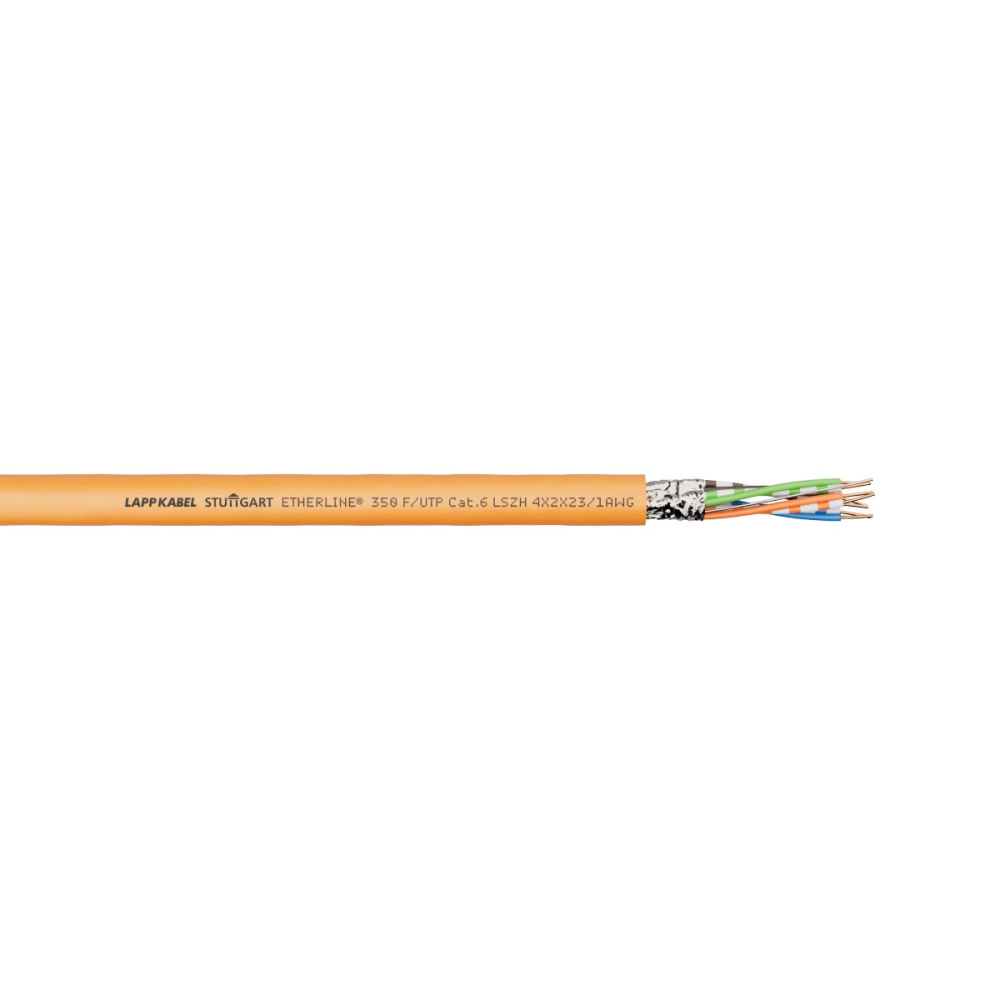 Cablu ETHERLINE LAN Cat.6 F/UTP 4x2xAWG23 LSZH - Imagine Principală [3]