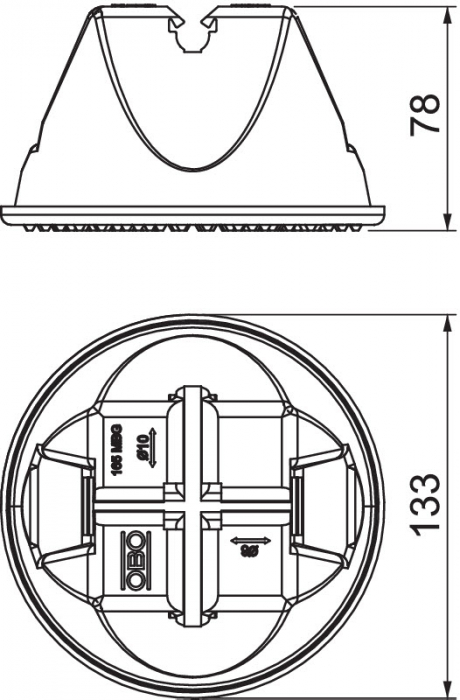 Plot cu beton cu baza pt.conductor D=8-10mm [2]