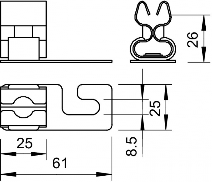 Clema pozare tabla LINDAB [2]