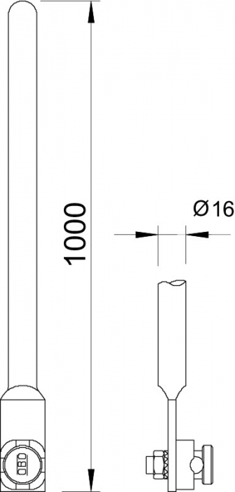 Tija paratrasnet 1000mm [2]