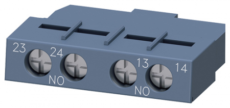 Contactoare, prot.motor - Contact auxiliar frontal 2NO pentru 3RV2