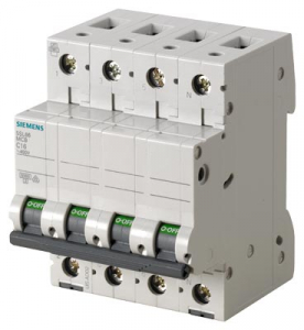 Sigurante tetrapolare - Intreruptor automat Siemens 5SL6620-7, asigura protectia la suprasarcina si la scurtcircuit.