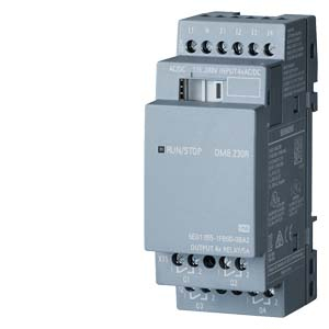 Relee inteligente (LOGO) - MODUL EXTENSIE INTRARI/IESIRI DIGITALE, LOGO8 DM8 230R, 230VAC, intrari: 4DI, iesiri: 4DO (releu)