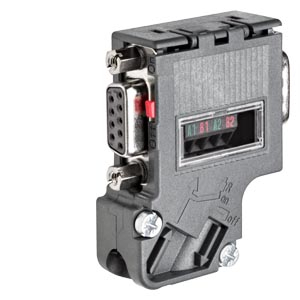 Automatizări industriale - Conector Profibus DP, iesire cablu oblic, cu mufa pt PG