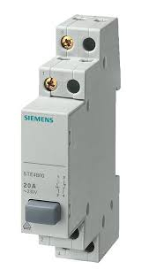 Aparataj modular divers - Buton cu revenire, 1NC/1NO, 20A gri, 1M, 5TE4800, SIEMENS