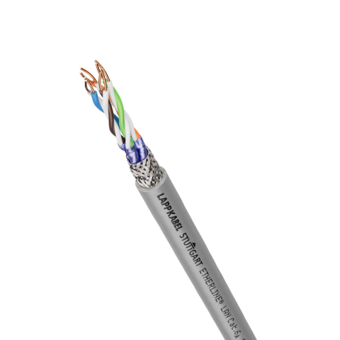 Cabluri si conductoare - Cablu ETHERLINE® LAN 500 Cat.6A S/FTP 4x2xAWG23 - Imagine principală
