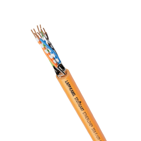 Cabluri si conductoare - Cablu ETHERLINE LAN Cat.6 F/UTP 4x2xAWG23 LSZH - Imagine Principală